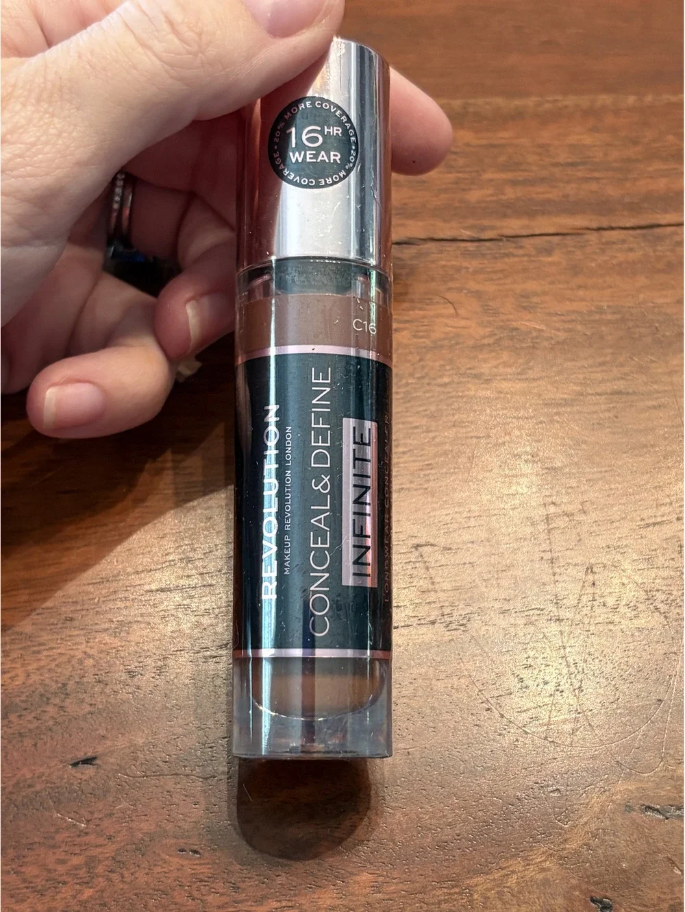 Revolution Conceal & Define Infinite Concealer C16 Linen. NEW!